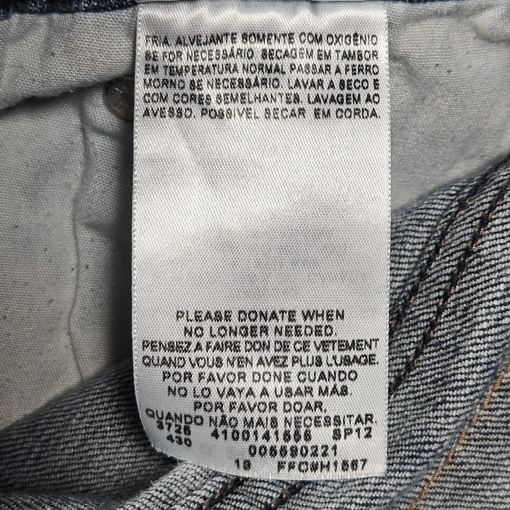 Levi's 559 Jeans Mens 38x32 (Actual 36x30)‎ Blue Relaxed Straight Stretch Denim